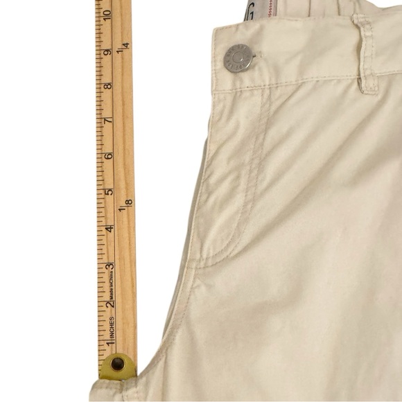 Urban Outfitters BDG Off White Wide Leg Cargo Y2K Pants Utility Size 2 - Picture 14 of 15